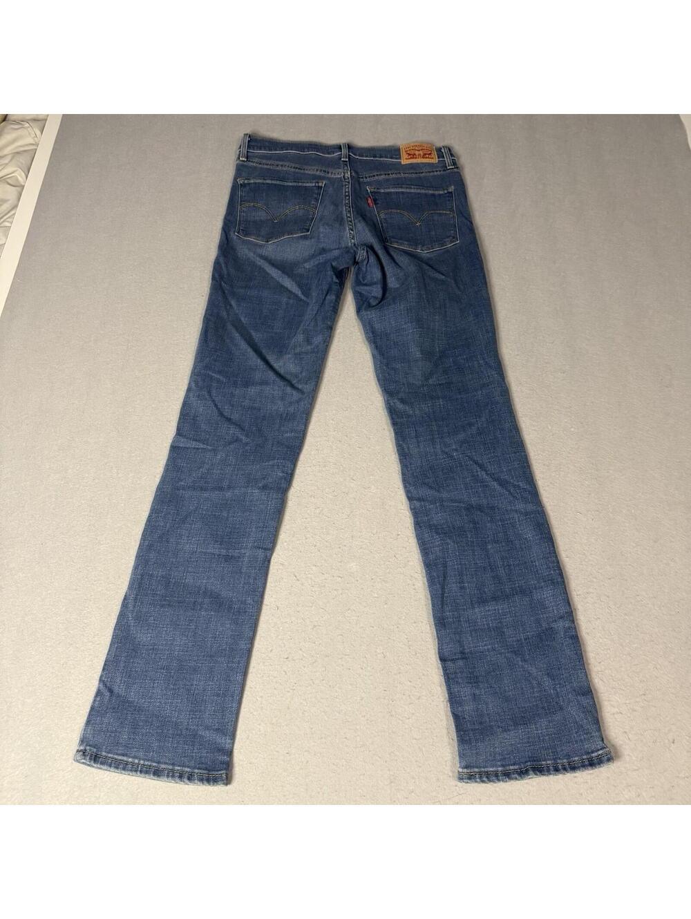 Levis 312 Shaping Slim Jeans Womens 29 Blue Denim Mid Rise Slim Straight Stretch - Picture 12 of 16